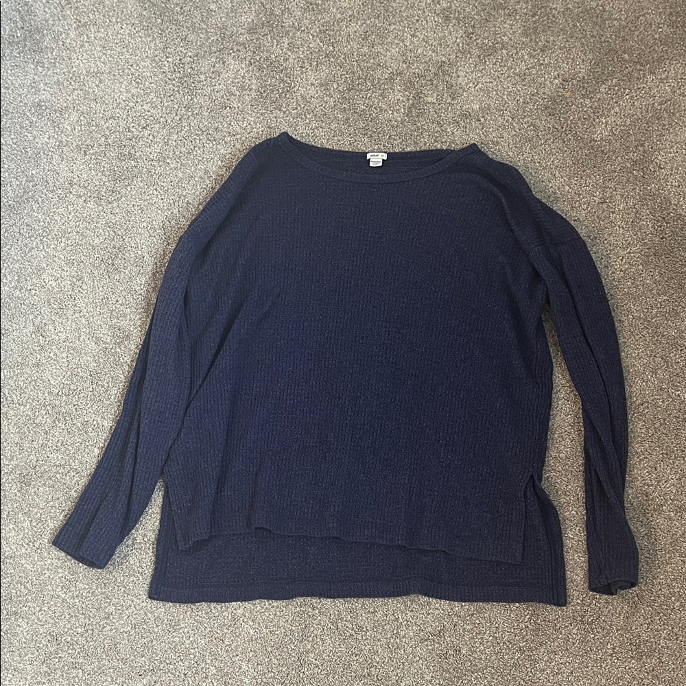 Aerie Midnight Blue Crew Neck Sweater